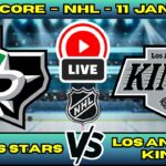 🔴 Dallas Stars vs Los Angeles Kings | NHL PLAY BY PLAY | Live Score Update January 12