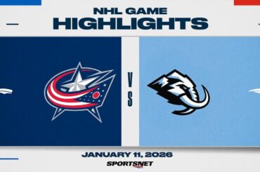 NHL Highlights | Blue Jackets vs. Mammoth - January 11, 2026