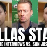 Jason Robertson, Roope Hintz, Kyle Capobianco & Glen Gulutzan Recap Dallas Stars OT Loss vs. Sharks