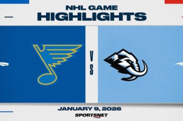 NHL Highlights | Blues vs. Mammoth - January 9, 2025