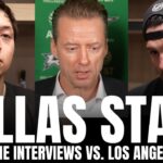 Jamie Benn, Jason Robertson, Wyatt Johnston & Glen Gulutzan Recap Dallas Stars Win vs. LA Kings