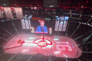 Watch Steve Yzerman's speech celebrating Detroit Red Wings great Sergei Fedorov