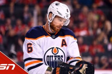 The Oilers react to Larsson's injury news