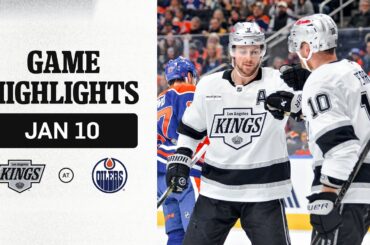 HIGHLIGHTS: LA Kings at Edmonton Oilers | 01.10.26