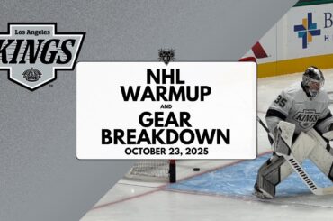 NHL Warmup & Gear Breakdown | Los Angeles Kings | Darcy Kuemper & Anton Forsberg