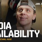 Lizotte, Rust, Letang, Muse Media Availability (1.13.26) | Pittsburgh Penguins