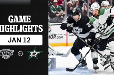 HIGHLIGHTS: Dallas Stars at LA Kings | 01.12.26