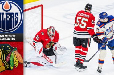 Chicago Blackhawks vs.Edmonton Oilers (1/12/25) | Game Highlights | CHSN Blackhawks