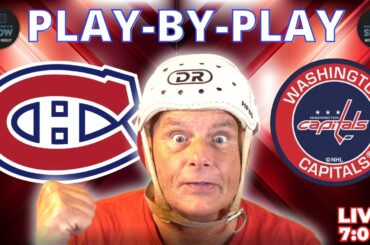 Montreal Canadiens vs Capitals Live | Play-by-Play & Reaction | Habs News