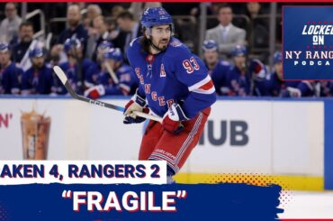 Mike Sullivan calls out Alexis Lafreniere, Rangers blow it, Mika Zibanejad calls team FRAGILE!