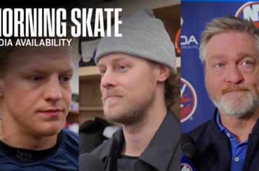 New York Islanders Morning Skate Media Availability | NYI at WPG