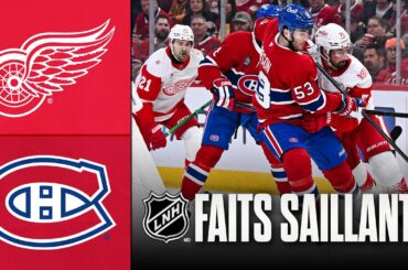 Red Wings vs Canadiens 10/01/26 | Faits saillants
