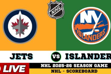 🔴LIVE : New York Islanders Vs Winnipeg Jets | NHL 2026 | NHL Live SCOREBOARD