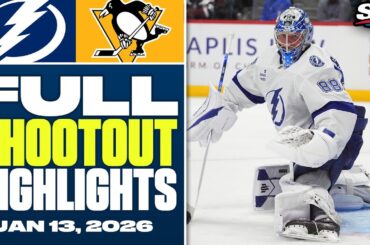 Lightning at Penguins | FULL Shootout Highlights - January 13, 2026