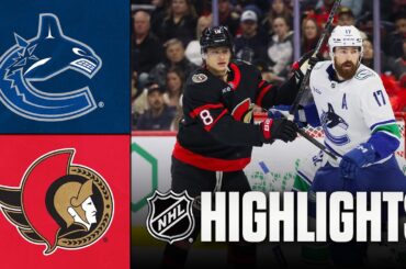 Canucks vs. Senators | NHL Highlights | January 13, 2026