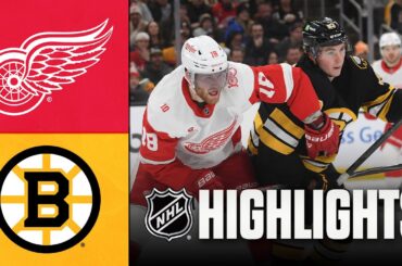 Red Wings vs. Bruins | NHL Highlights | January 13, 2026
