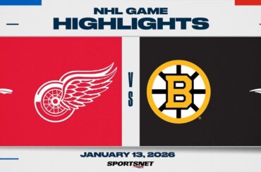 NHL Highlights | Red Wings vs. Bruins - January 13, 2026