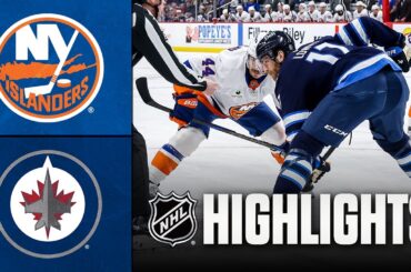 Islanders vs. Jets | NHL Highlights | January 13, 2026