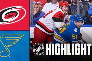 Hurricanes vs. Blues | NHL Highlights | January 13, 2026