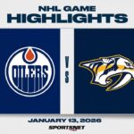 NHL Highlights | Oilers vs. Predators - January 13, 2026