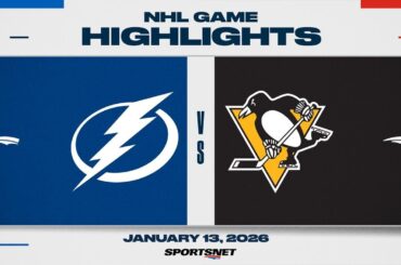NHL Highlights | Lightning vs. Penguins - January 13, 2026