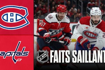 Canadiens vs Capitals | 13/01/26 | Faits saillants
