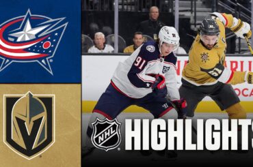 Blue Jackets vs. Golden Knights | NHL Highlights | January 08, 2026