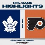 NHL Highlights | Maple Leafs vs. Flyers - January 8, 2026