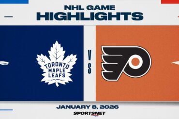 NHL Highlights | Maple Leafs vs. Flyers - January 8, 2026