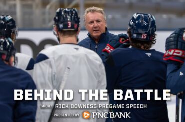CBJ Head Coach Rick Bowness FIRES UP the Boys Before His First Game!💥 | Behind the Battle Short