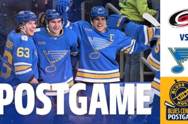 St Louis Blues SHUT DOWN Carolina Hurricanes, 3-0