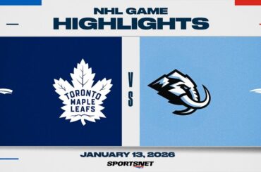NHL Highlights | Maple Leafs vs. Mammoth - January 13, 2026