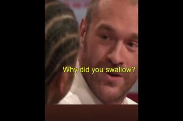 "YOU WILL SWALLOW YOUR TEETH AGAINST ME!" Tyson Fury & David Haye argument #boxing #davidhaye #fury