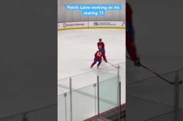 Patrik Laine working on his skating 👀