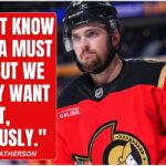 Drake Batherson "I don't know if it's a must win but we really want it obviously."