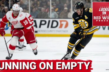 Red Wings running on empty in loss to Boston, despite Cam Talbot's stellar performance