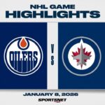 NHL Highlights | Oilers vs. Jets - Janaury 8, 2026