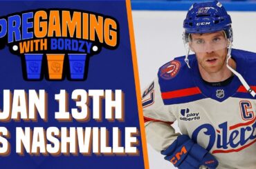 THE EDMONTON OILERS HEAD TO NASHVILLE TO FACE THE PREDATORS | PREGAMING WITH BORDZY