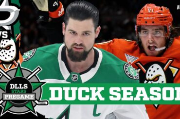 Will Jamie Benn Remove His Visor Tonight In Anaheim After Just 1 Game? DLLS STARS PREGAME