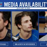 NYR vs SEA: Jonny Brodzinski, Braden Schneider & J.T. Miller Pregame Availability | Jan. 12, 2026