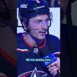 "I Love Being a Blue Jacket!" - Zach Werenski 💪💥