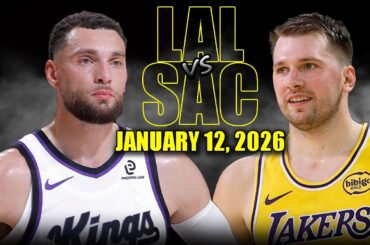 Los Angeles Lakers vs Sacramento Kings Full Game Highlights – January 12, 2026 | NBA Season