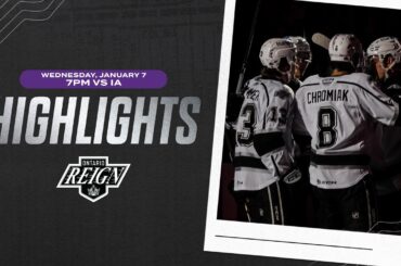 Jan. 7th Highlights: ONT 4, IA 3