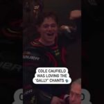 Cole Caufield Was Loving The Gally Chants In Montreal 👏