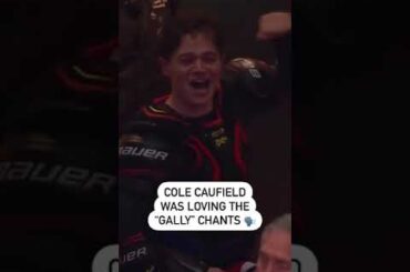 Cole Caufield Was Loving The Gally Chants In Montreal 👏