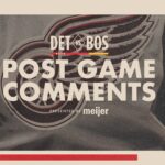 Mo Seider, Dylan Larkin & Todd McLellan Post Game @ BOS | Jan. 14, 2026