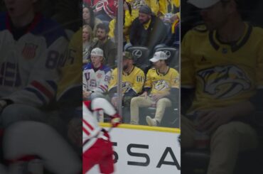 We mic'd up Dustin Lynch for a Preds game 😂 #predsnhl #countrymusic