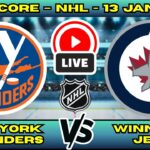 🔴 New York Islanders vs Winnipeg Jets | NHL PLAY BY PLAY | Live Score Update January 13