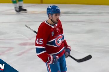 Canadiens' Alexandre Carrier Torches Canucks For Two Goals In 20 Seconds