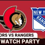 LIVE: Ottawa Senators vs New York Rangers - NHL Watch Party - January 14, 2026